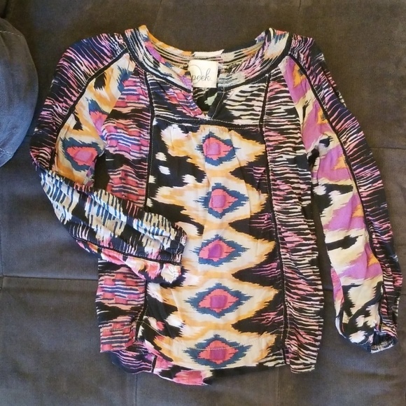 ⛔️SOLD⛔️Peek Kids bohemian top - Picture 1 of 2